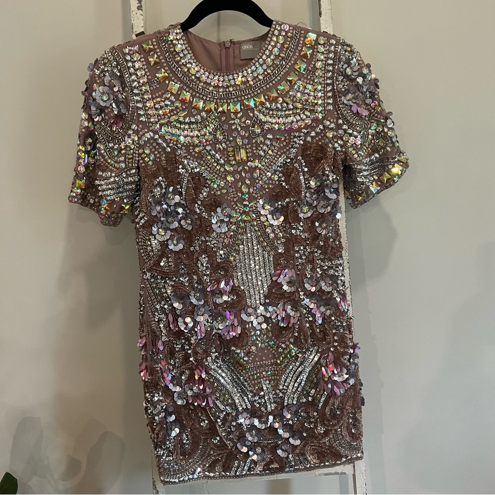 ASOS embellished cocktail dress